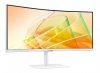 Monitor Samsung 34 cale LS34C650TAUXEN VA 3440x1440 UWQHD 21:9 1xHDMI 1xDP 2xTB 4.0(90W/15W) 3xUSB 3.0 LAN(RJ45) 5ms 100Hz HAS+PIV zakrzyw. gł. biały